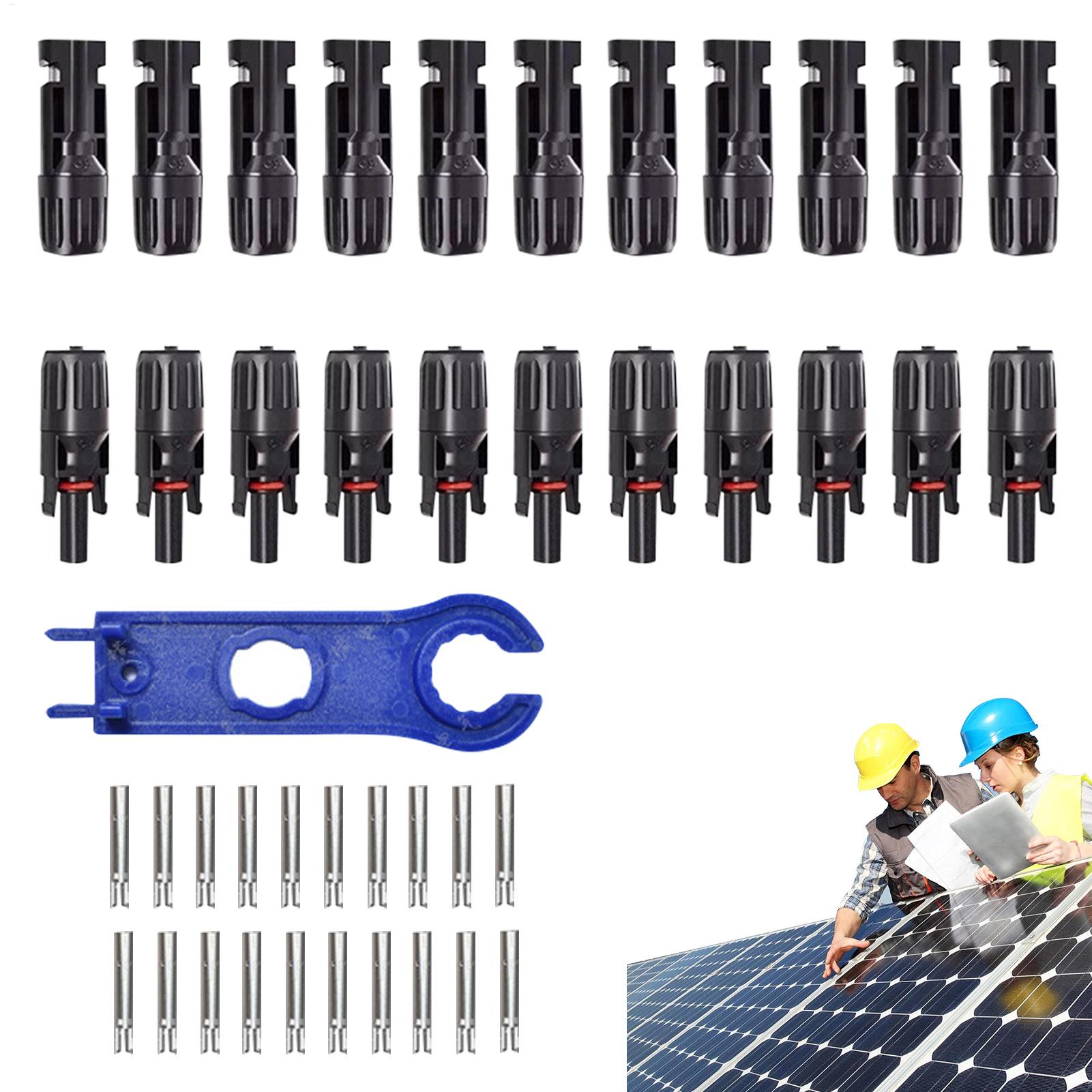 Solar Cable Mc4 Connector - 10Pair MC4 Photovoltaic Solar Connectors Efficiency