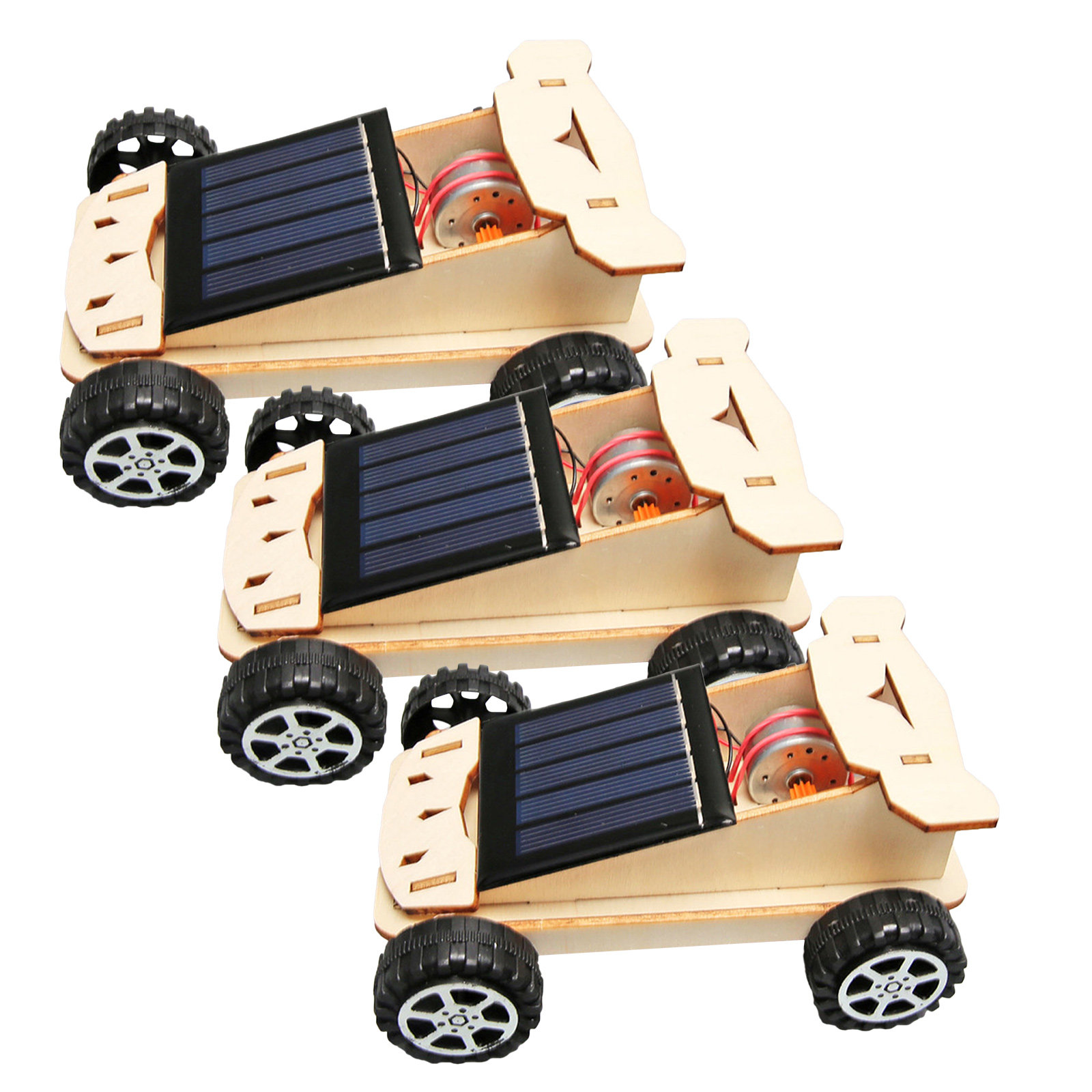 Renewable Energy Kids Project - Solar Powered Car Science Project Assembly