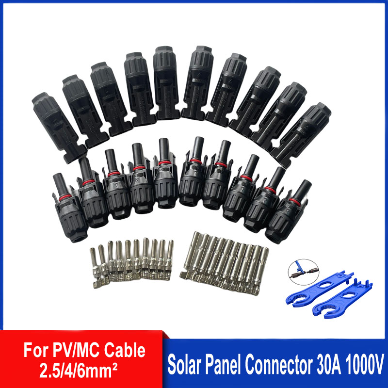 Solar Cable Mc4 Connector - 5/10 Pairs Solar Connectors PV Plugs
