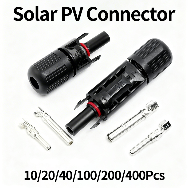 Solar Cable Mc4 Connector - 10/20/40/100/200/400Pcs Solar PV Connector Kit –