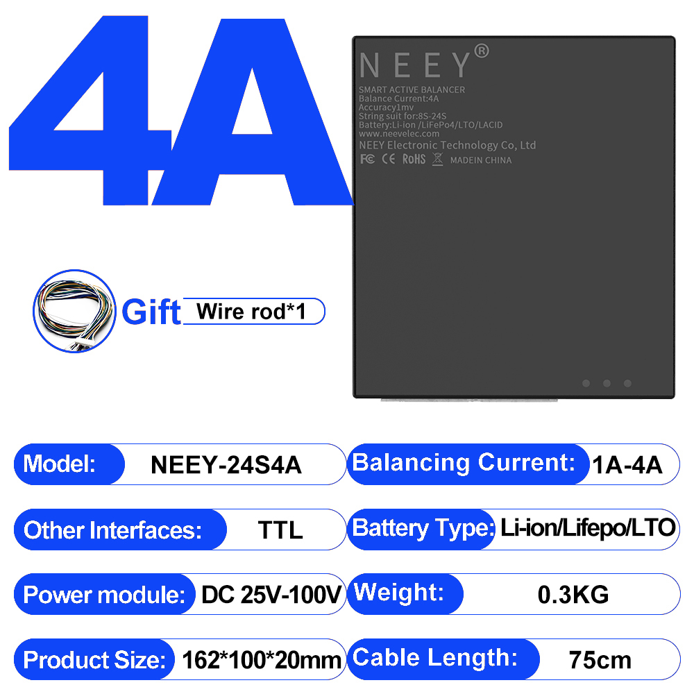 NEEY 4A Active Balancer Smart  - Battery Equalizer Balancer ulasan dan harga
