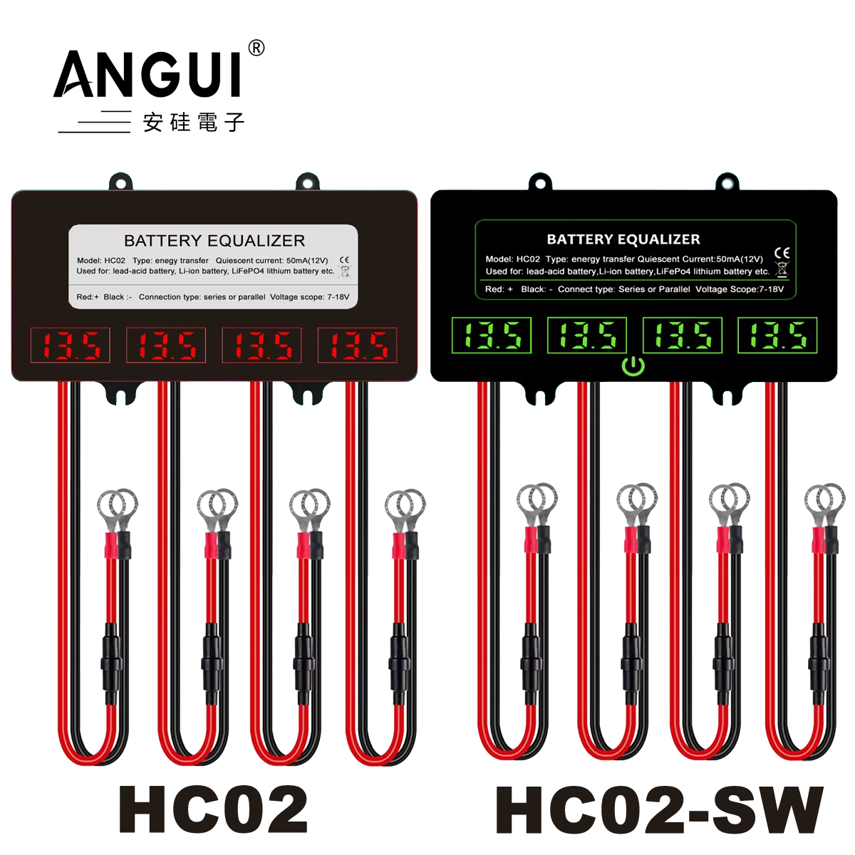 ANGUI 12/24/36/48V  HC02 Touch - Battery Equalizer Balancer ulasan dan harga
