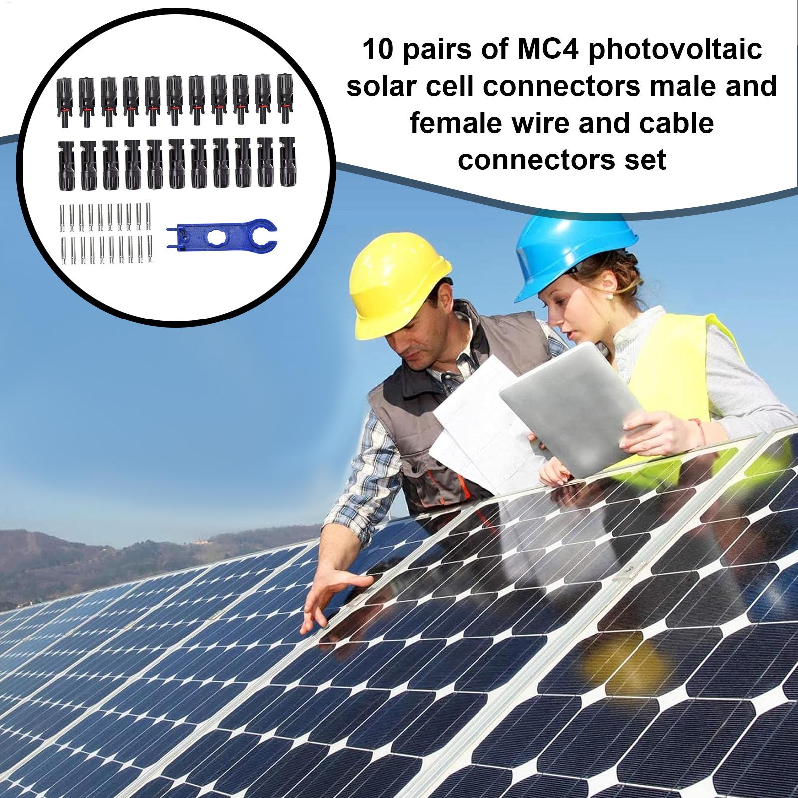 10Pair MC4 Photovoltaic Solar  - Solar Cable Mc4 Connector ulasan dan harga