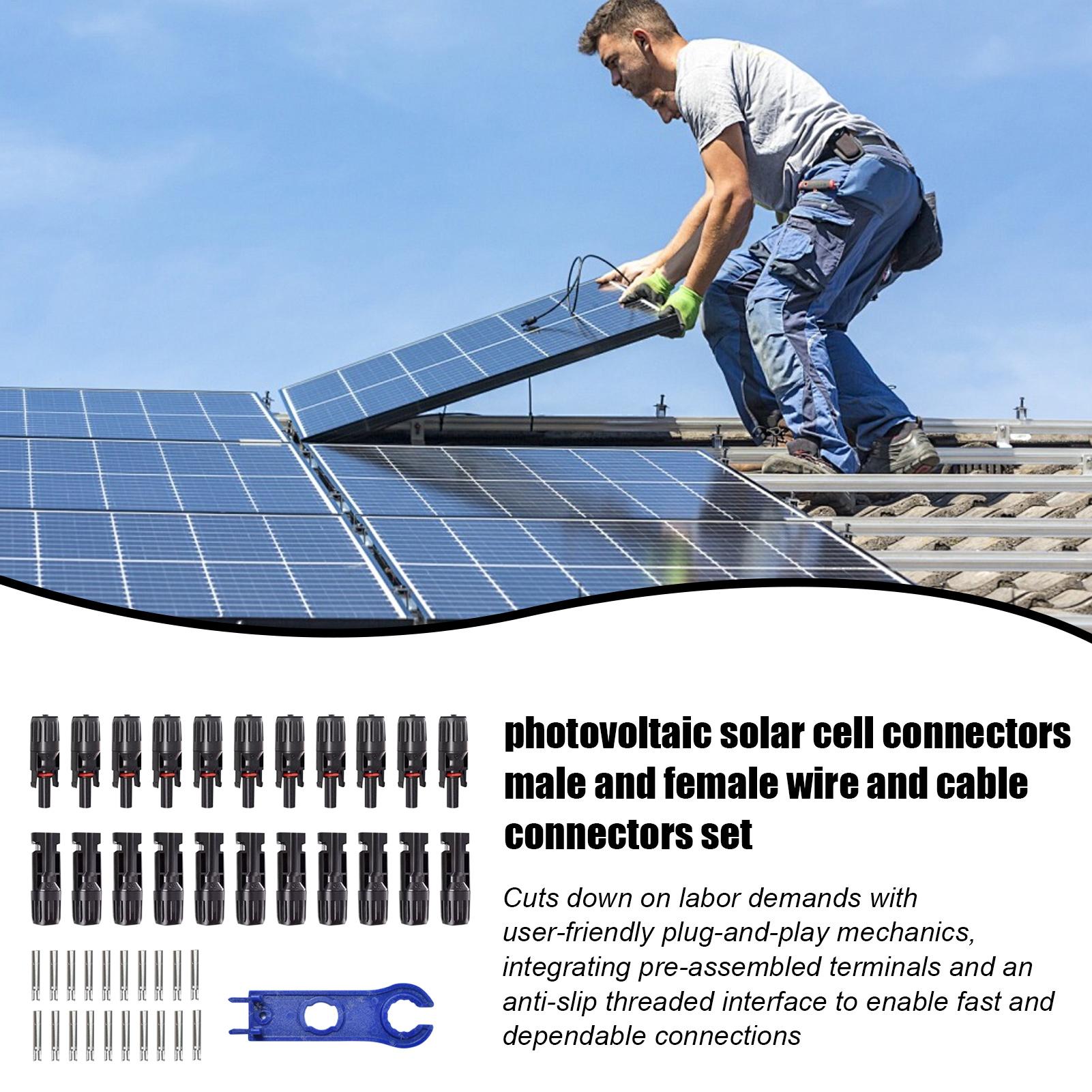 10Pair MC4 Photovoltaic Solar  - Solar Cable Mc4 Connector ulasan dan harga
