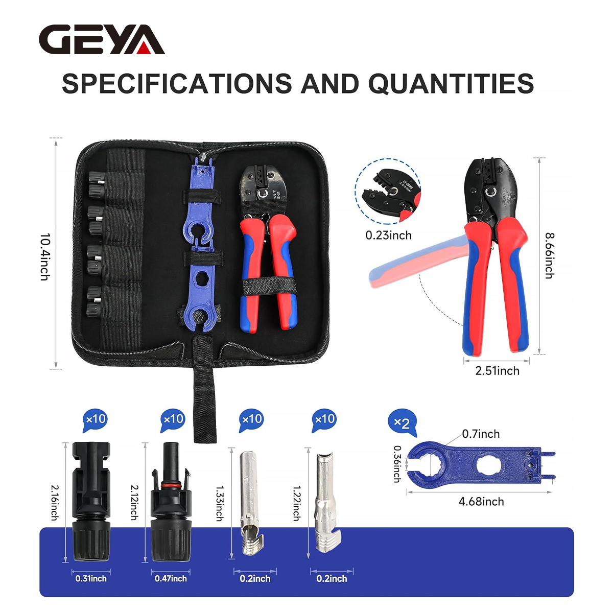 Solar PV Crimping Pliers Tool  - Solar Cable Mc4 Connector ulasan dan harga