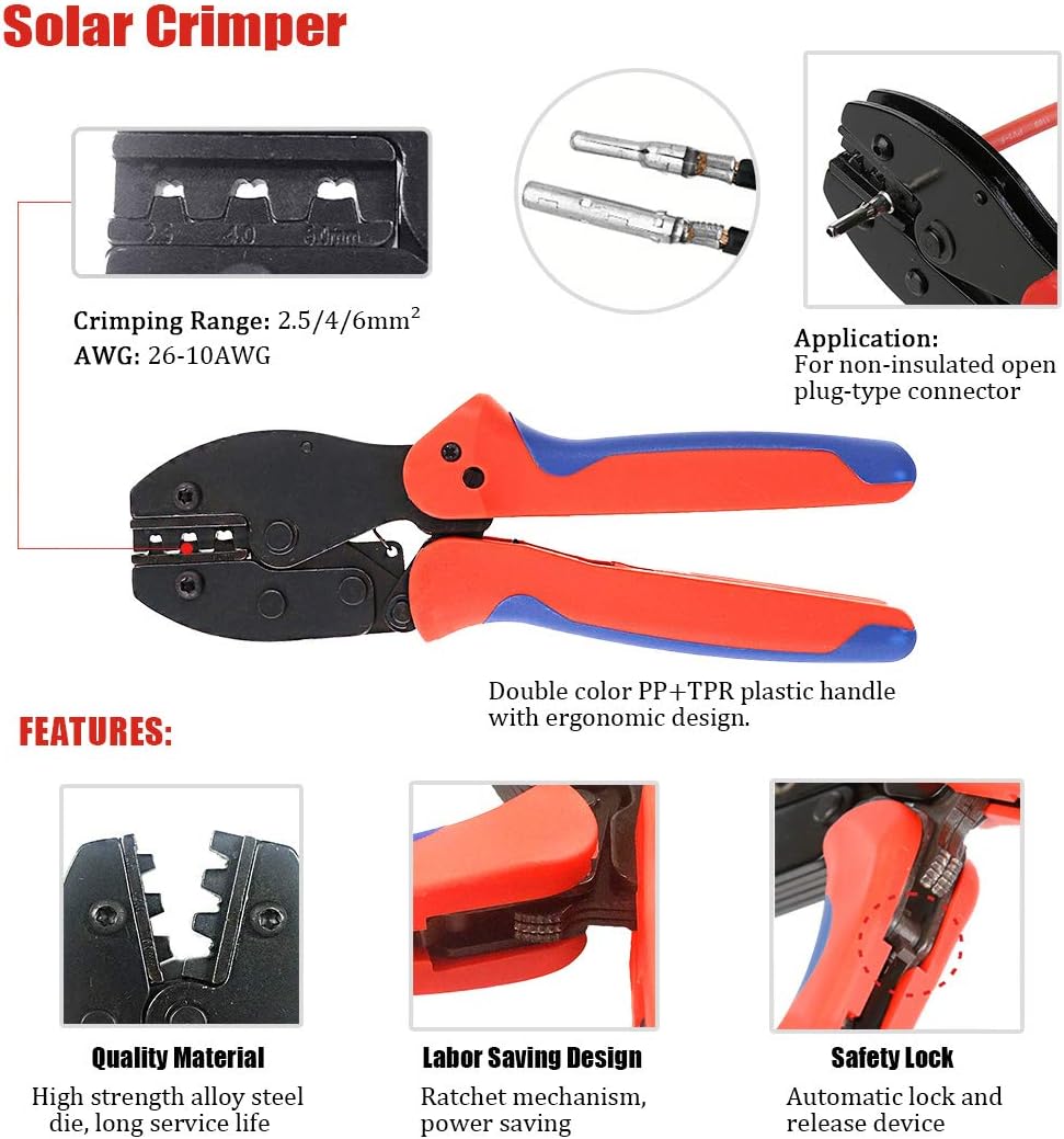 Solar Panel PV Cable Crimping  - Solar Cable Mc4 Connector ulasan dan harga